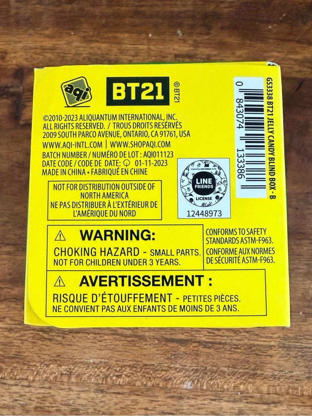 BT21 Kids Jelly Candy Toy Box - Pink - Picture 5 of 5